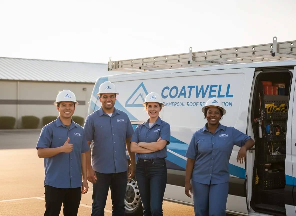 Commercial roof coating company in Van Orin, IL